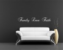 Family Love Faith Quotes Wall Decal Lettering Vinyl Art Stickers